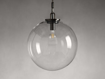 Wescott Globe Pendant with Chain