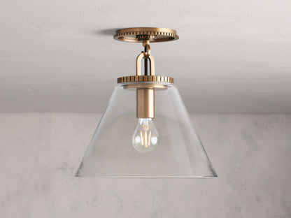 Wescott Cone Flush Mount
