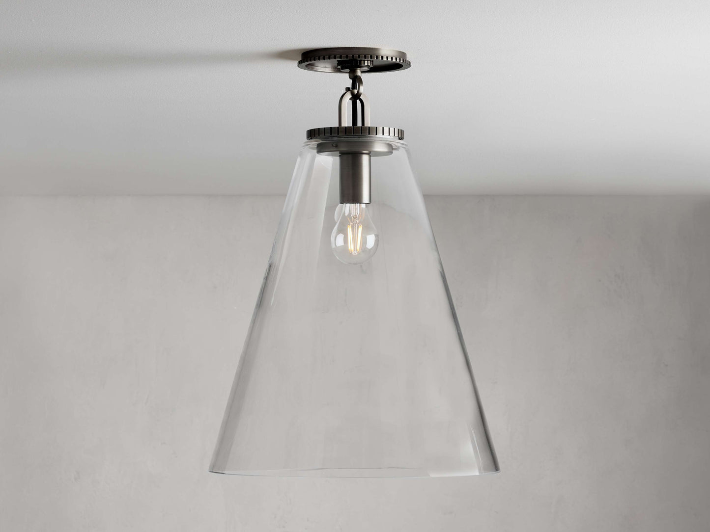 Wescott Cone Flush Mount