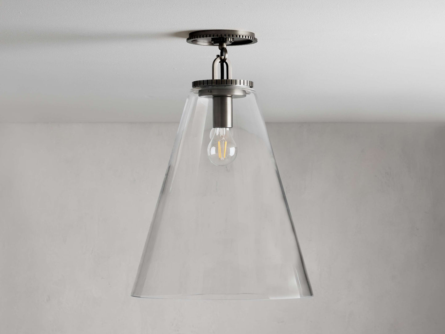 Wescott Cone Flush Mount