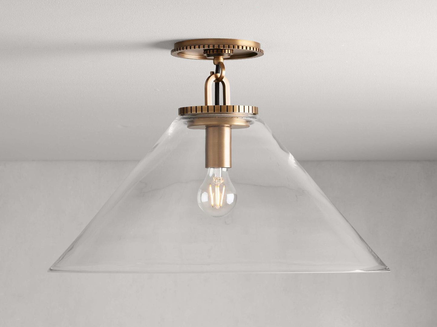 Wescott Cone Flush Mount
