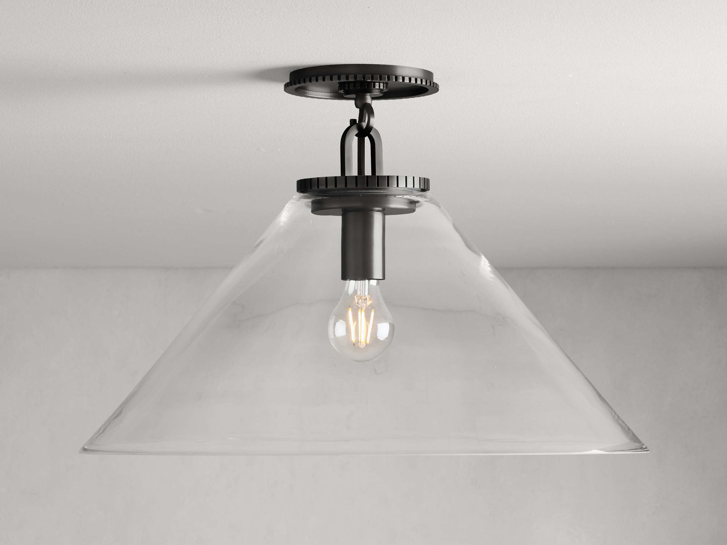 Wescott Cone Flush Mount