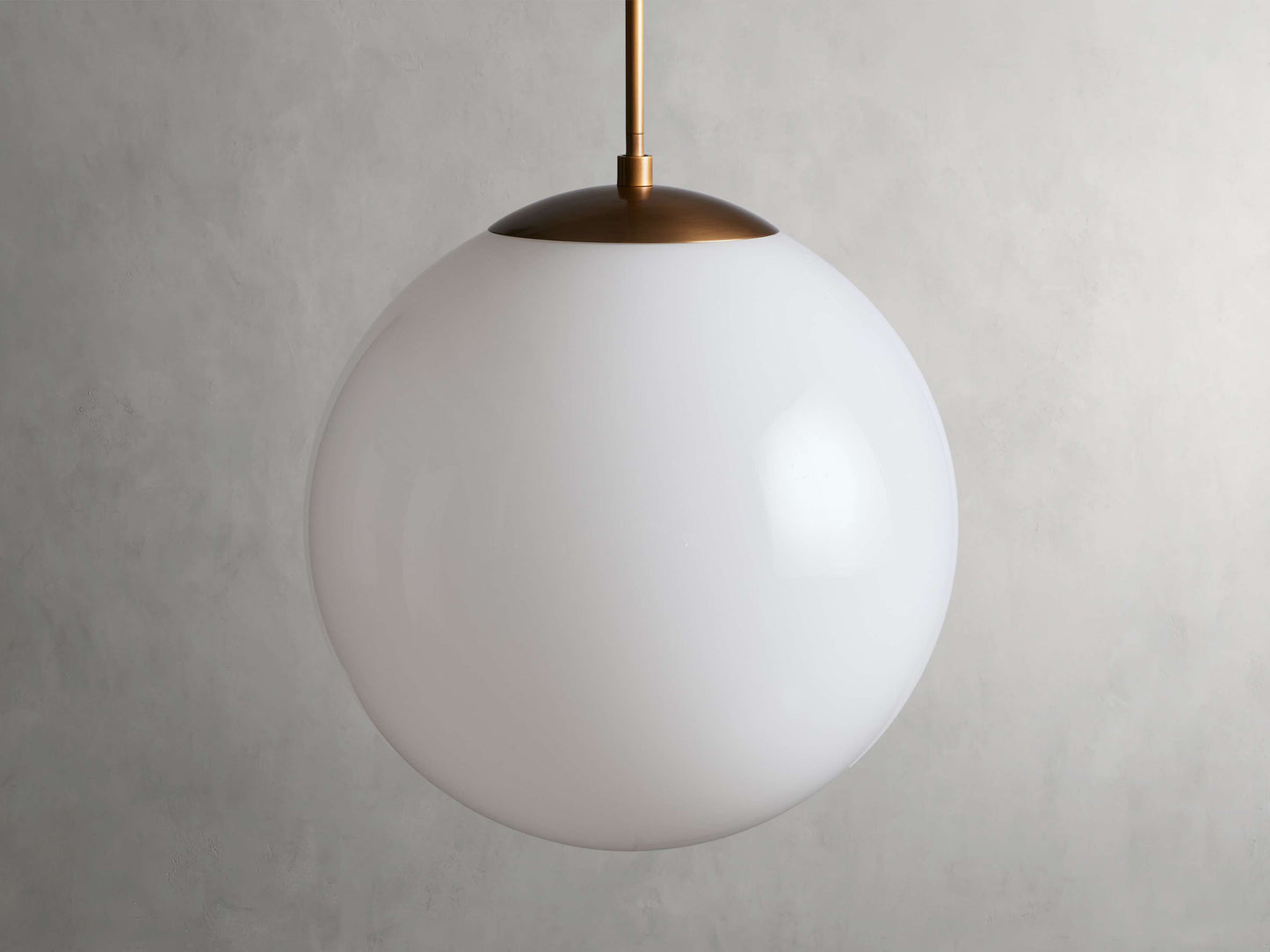 Wescott XL Globe Pendant with Rod