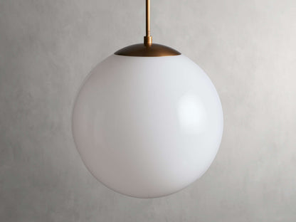 Wescott XL Globe Pendant with Rod