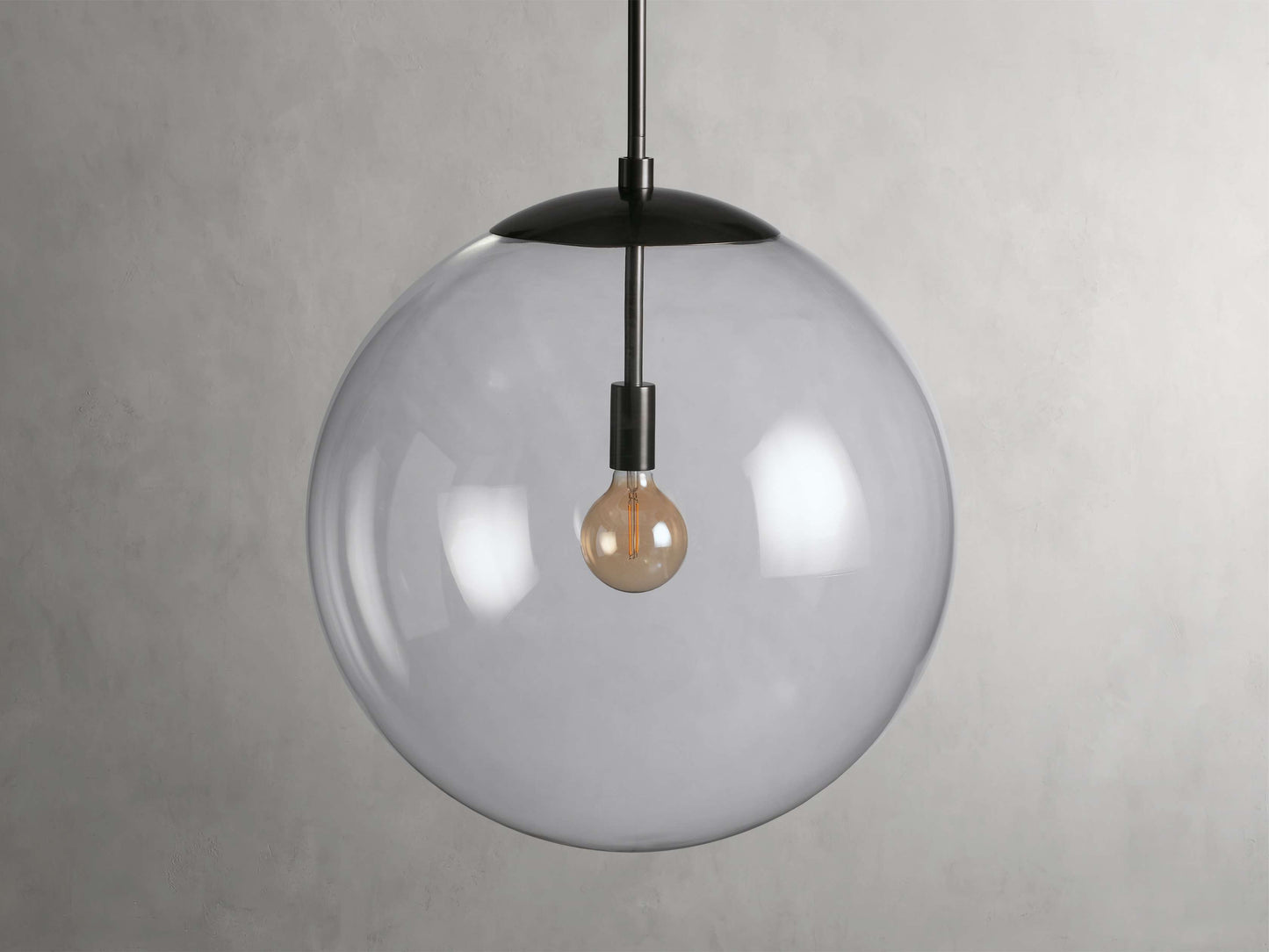 Wescott XL Globe Pendant with Rod