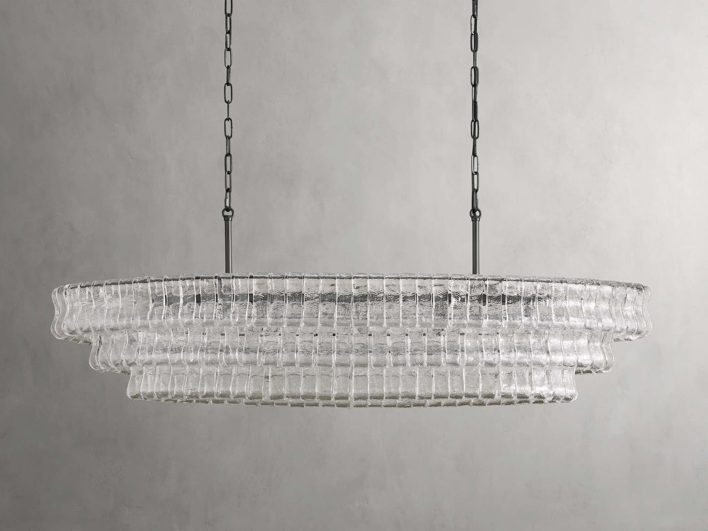 Ghiaccio Oval Chandelier