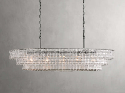 Ghiaccio Oval Chandelier
