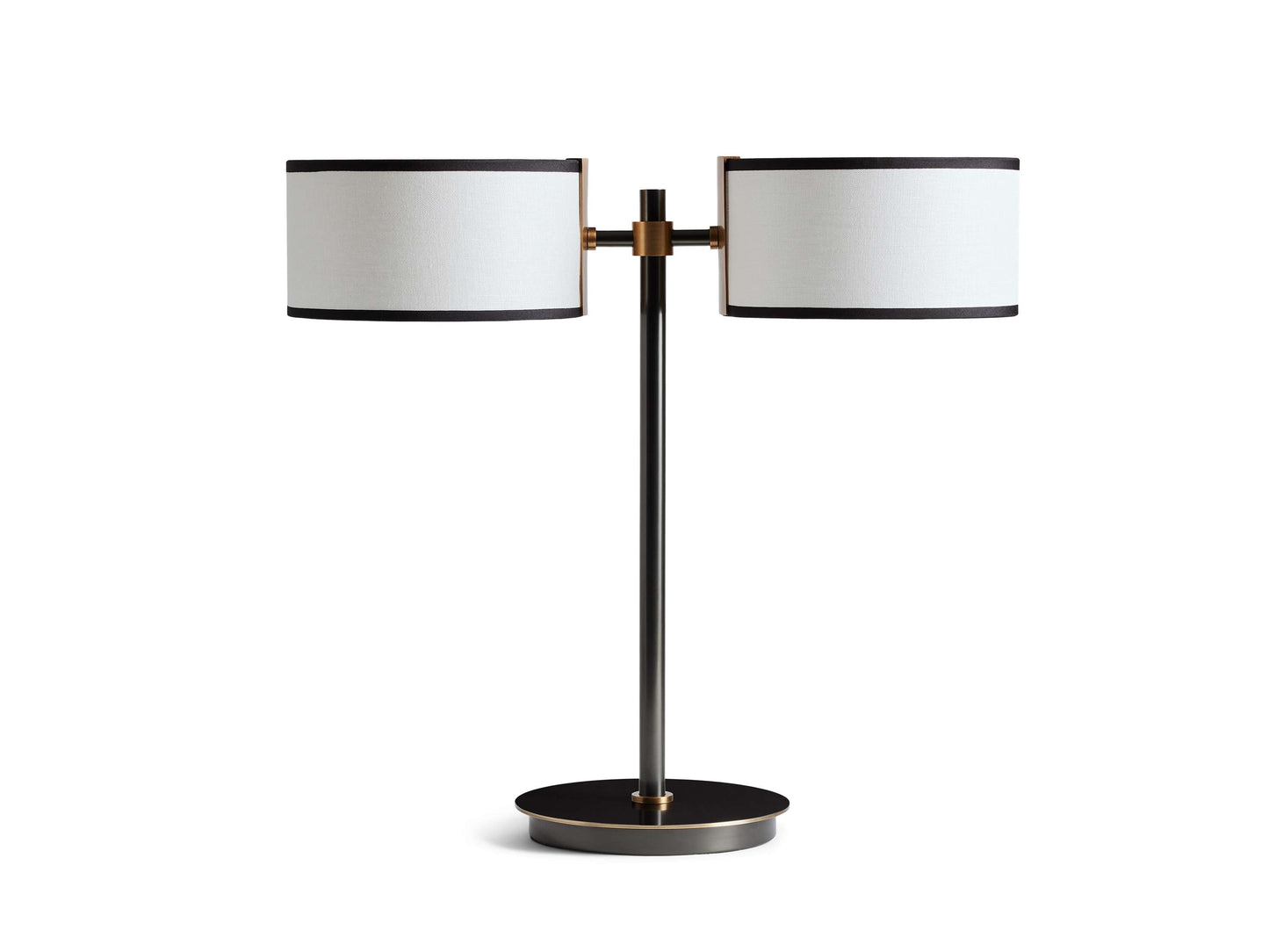 Daphne 2-Light Table Lamp in Black & White
