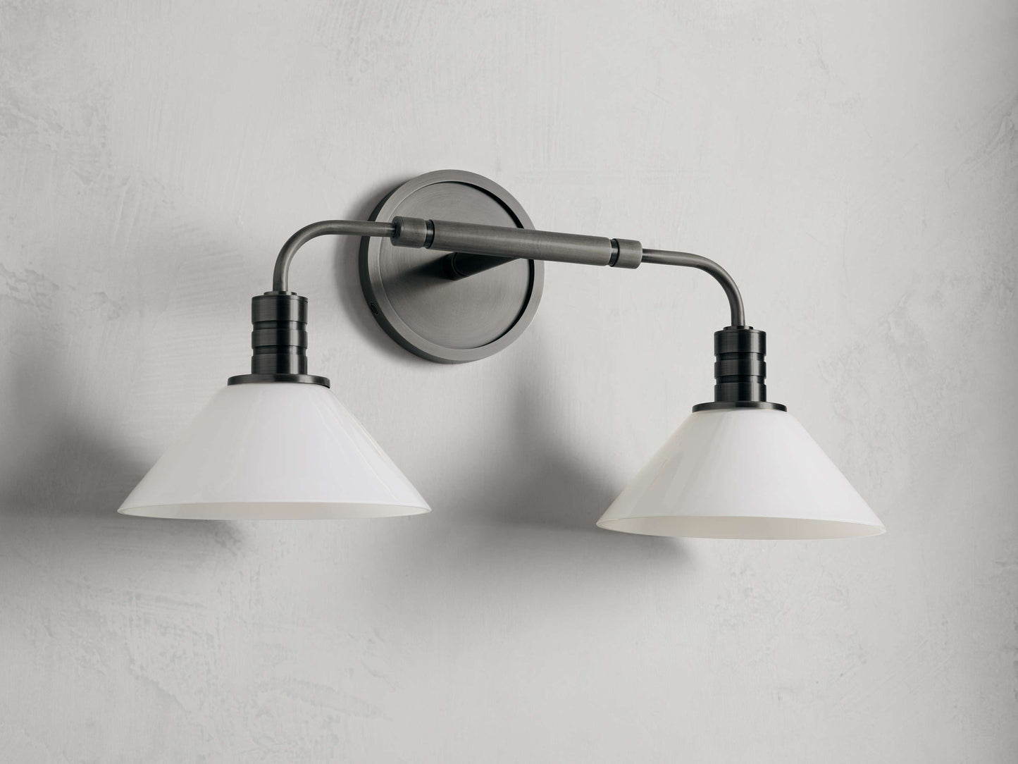 Theron Double Sconce in Bronze