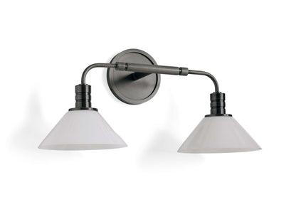 Theron Double Sconce in Bronze