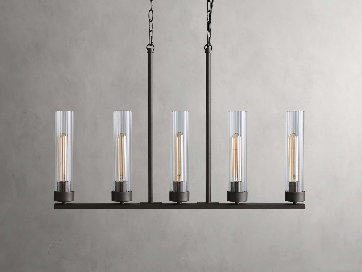 Andreas 5-Light Linear Chandelier