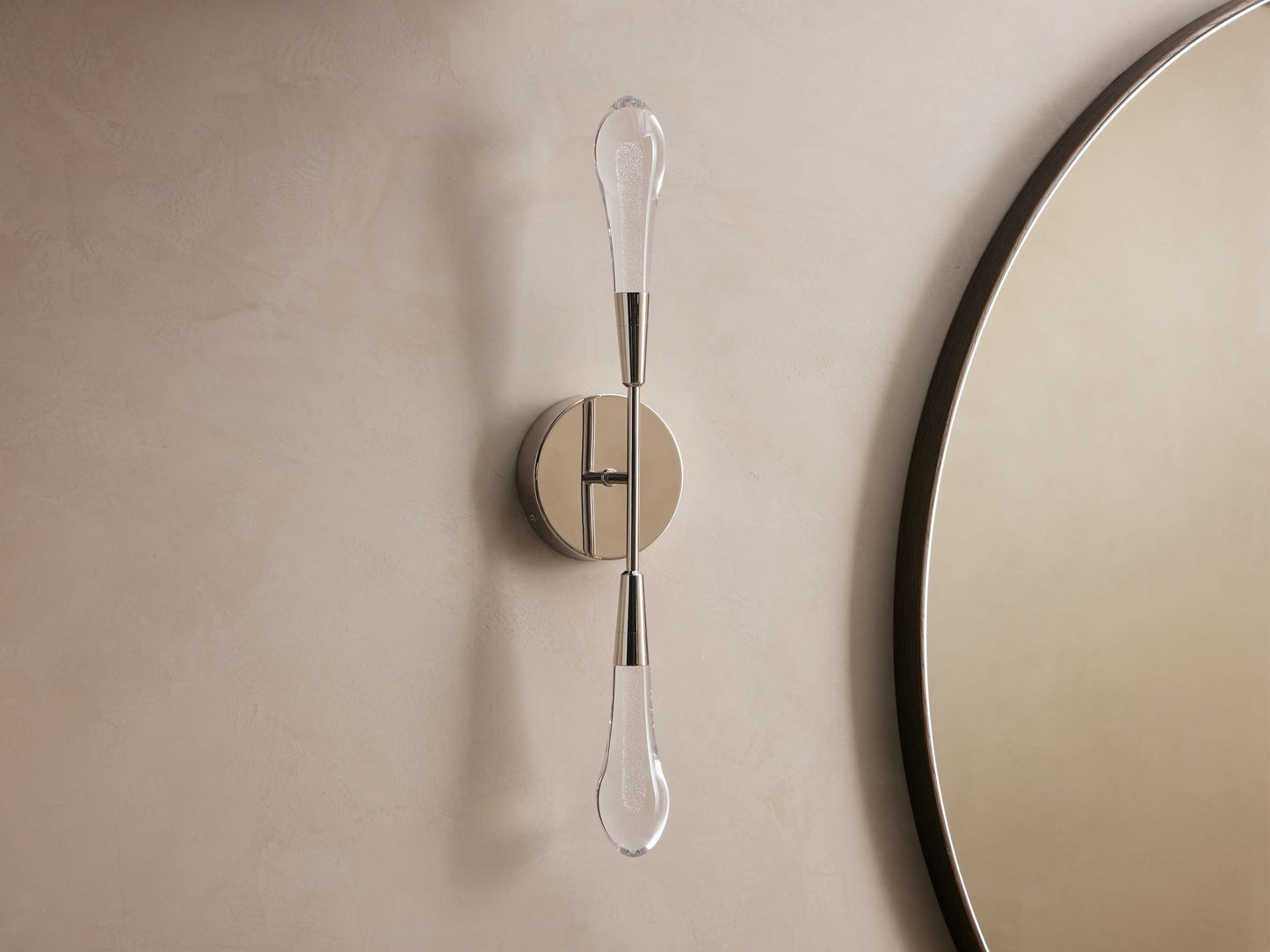 Soltaire Double Sconce