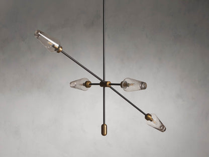 Arrow Bronze Chandelier