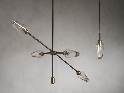Arrow Bronze Chandelier