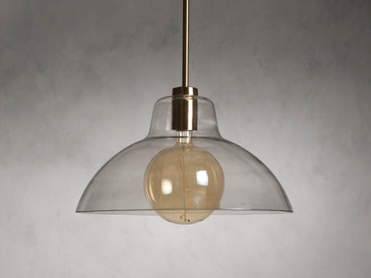 Bauer Dome Pendant with Bulb