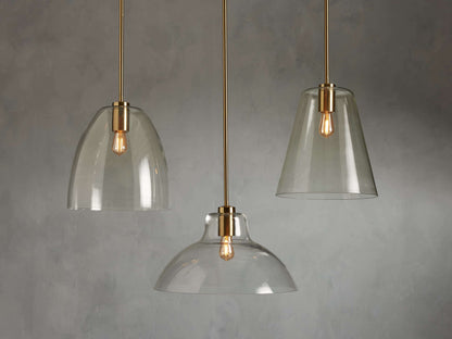 Bauer Dome Pendant with Bulb