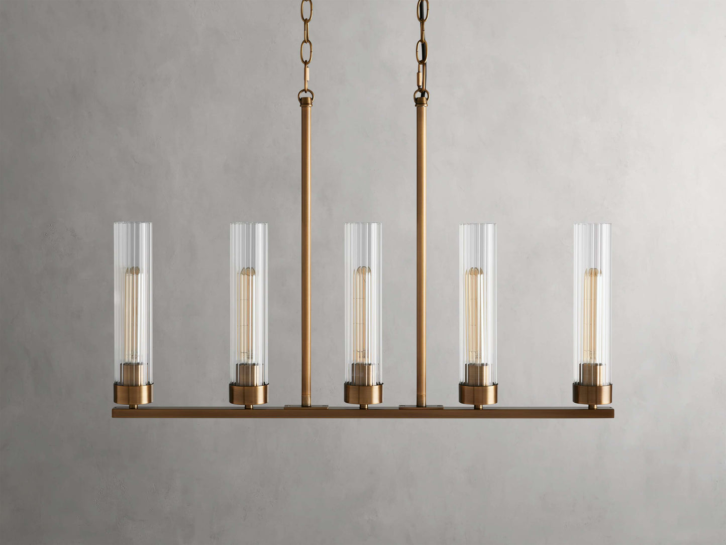 Andreas 5-Light Linear Chandelier