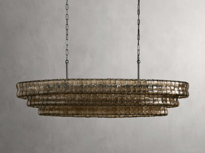 Ghiaccio Oval Chandelier