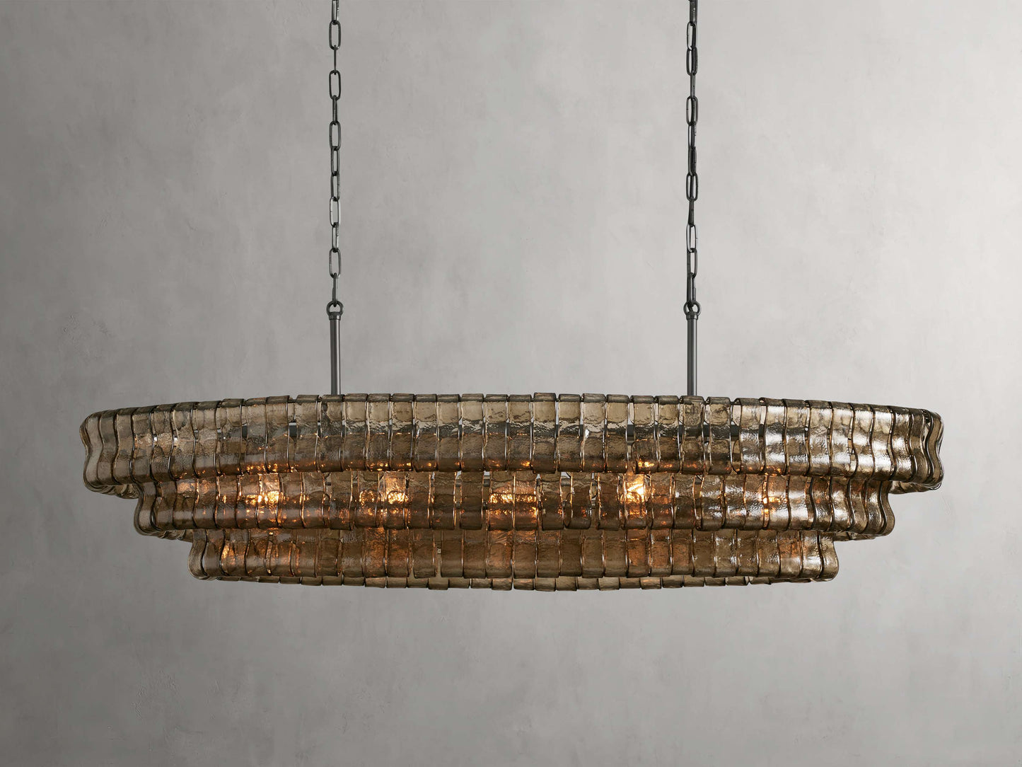Ghiaccio Oval Chandelier