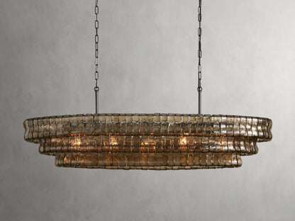 Ghiaccio Oval Chandelier