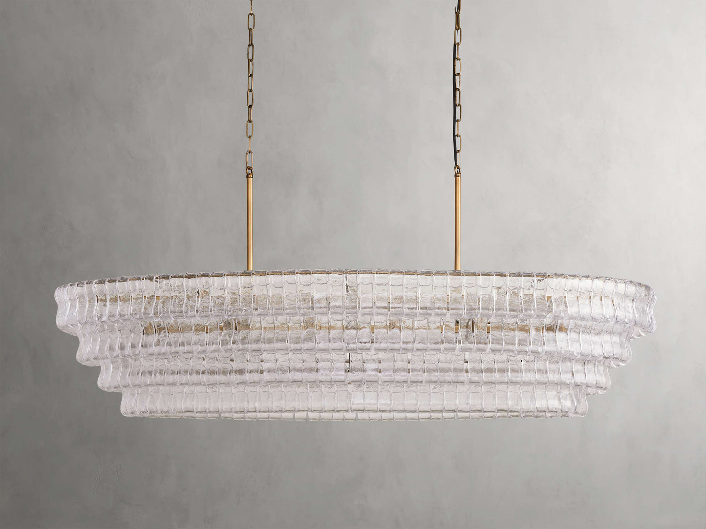Ghiaccio Oval Chandelier