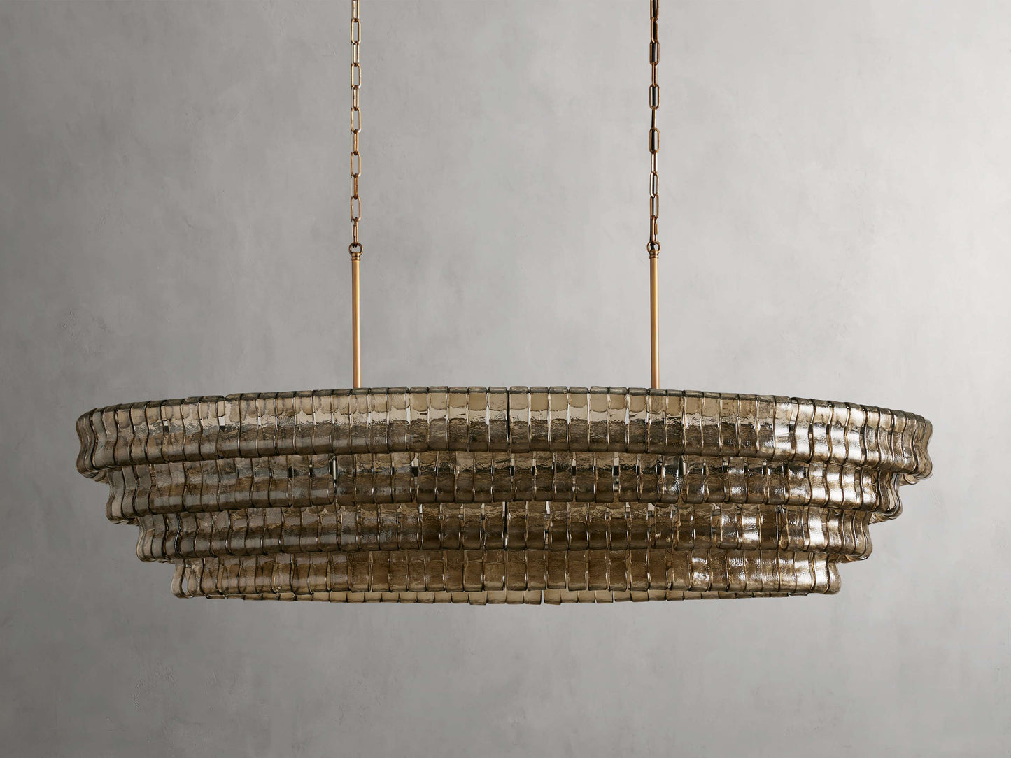 Ghiaccio Oval Chandelier