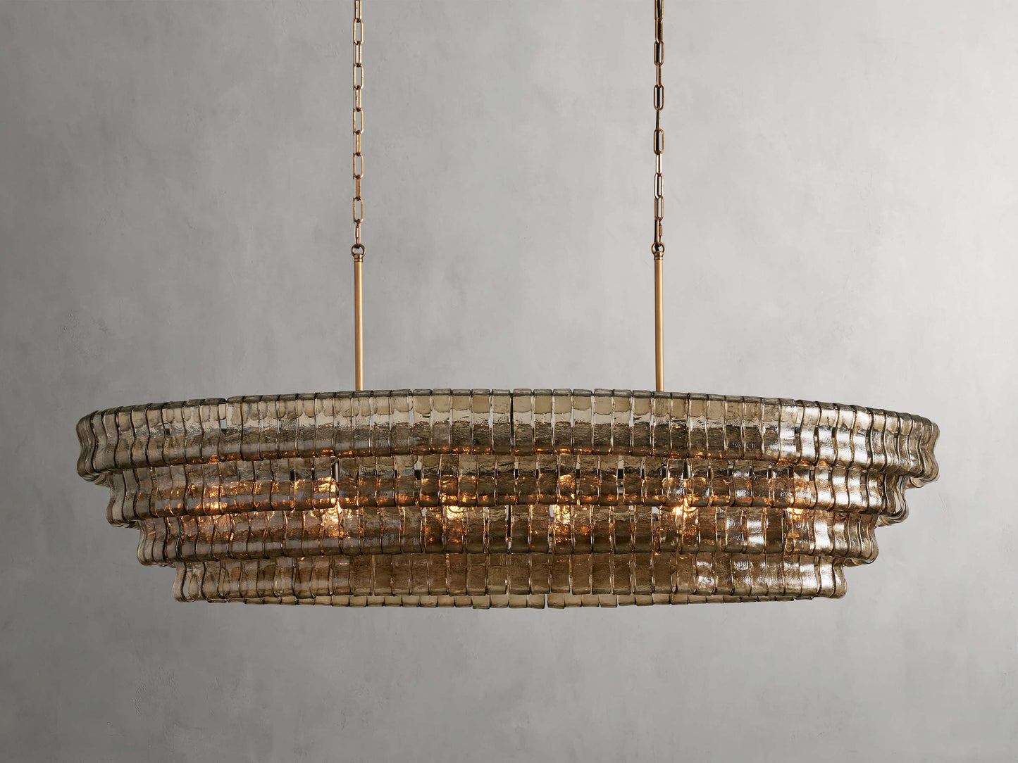 Ghiaccio Oval Chandelier