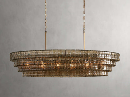Ghiaccio Oval Chandelier
