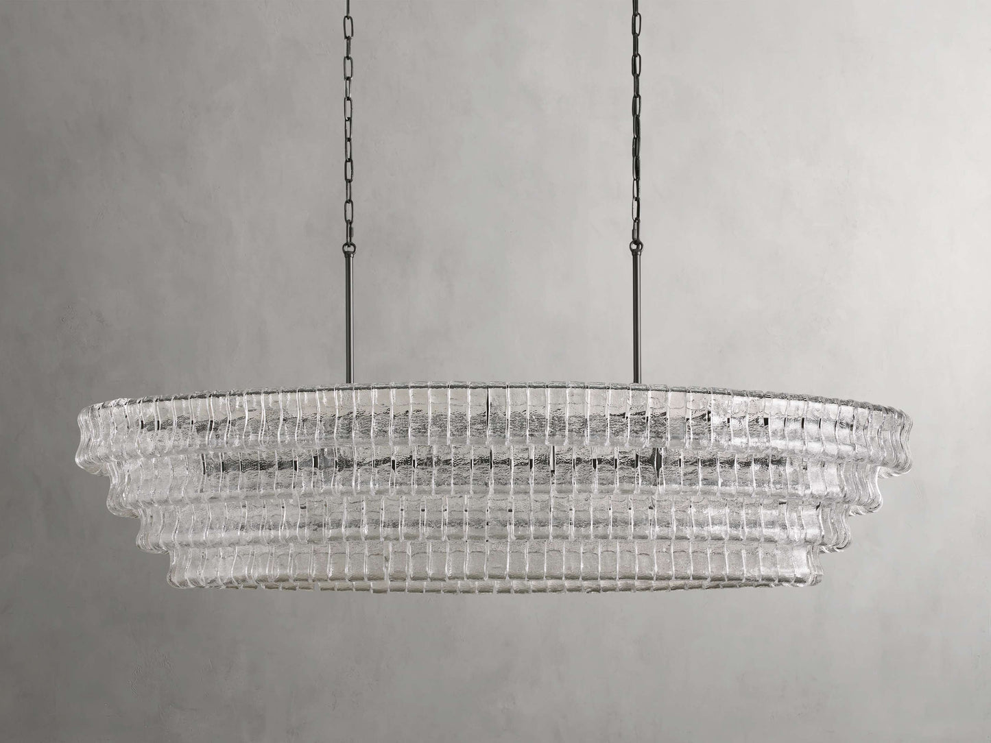 Ghiaccio Oval Chandelier
