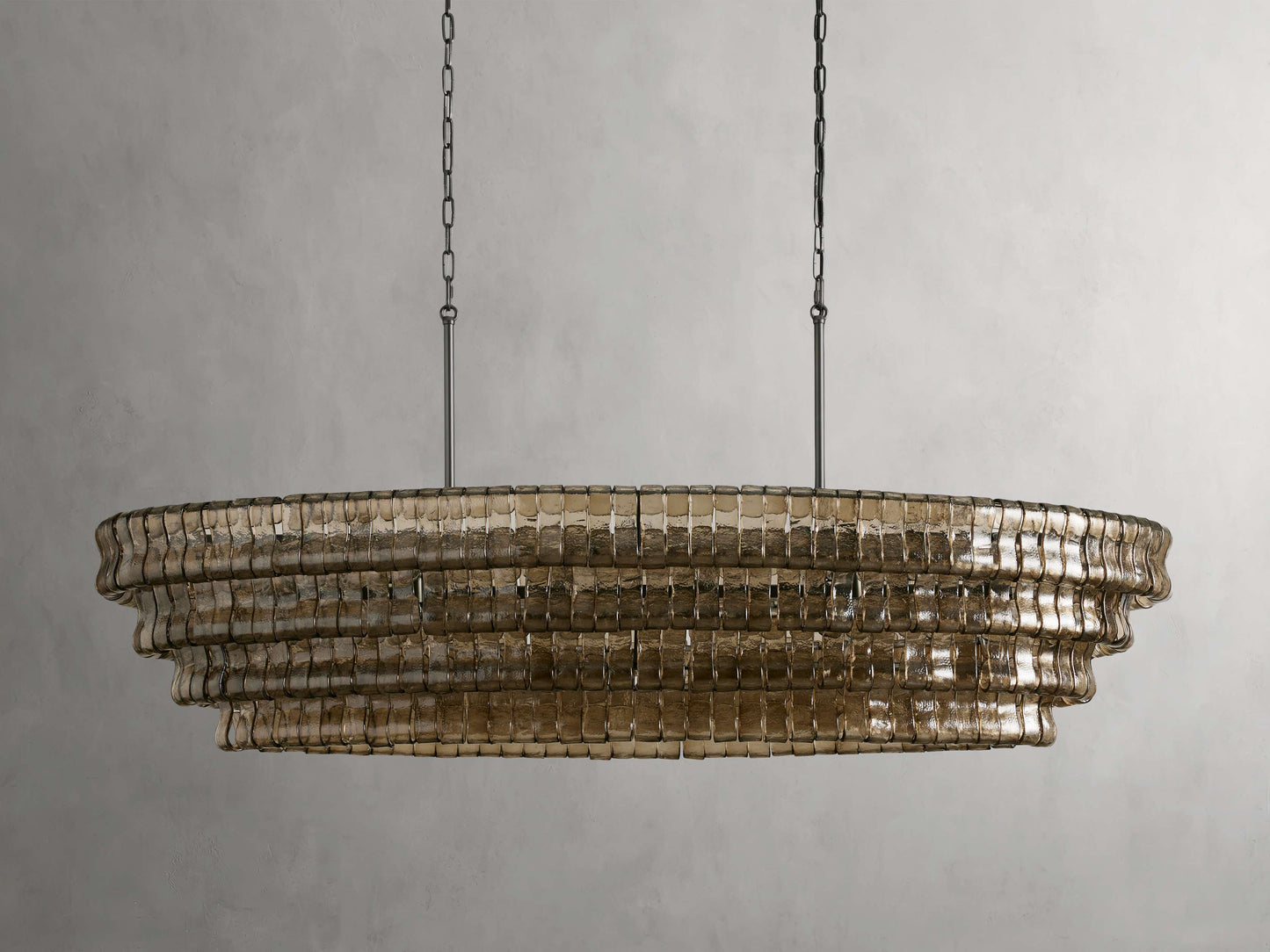 Ghiaccio Oval Chandelier
