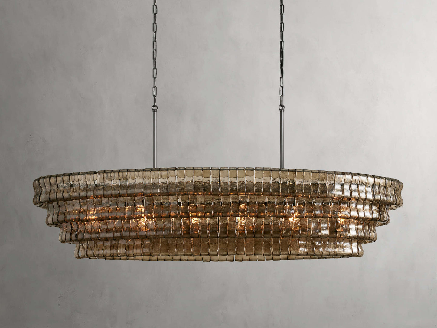 Ghiaccio Oval Chandelier