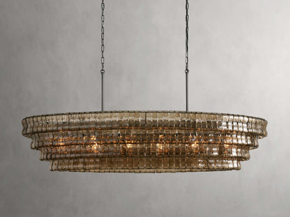 Ghiaccio Oval Chandelier