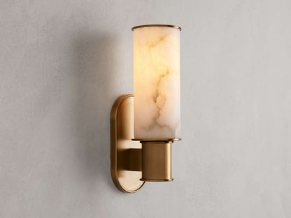 Harlin Sconce in Alabaster