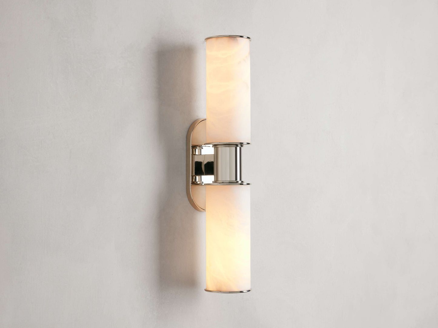 Harlin Double Sconce in Alabaster