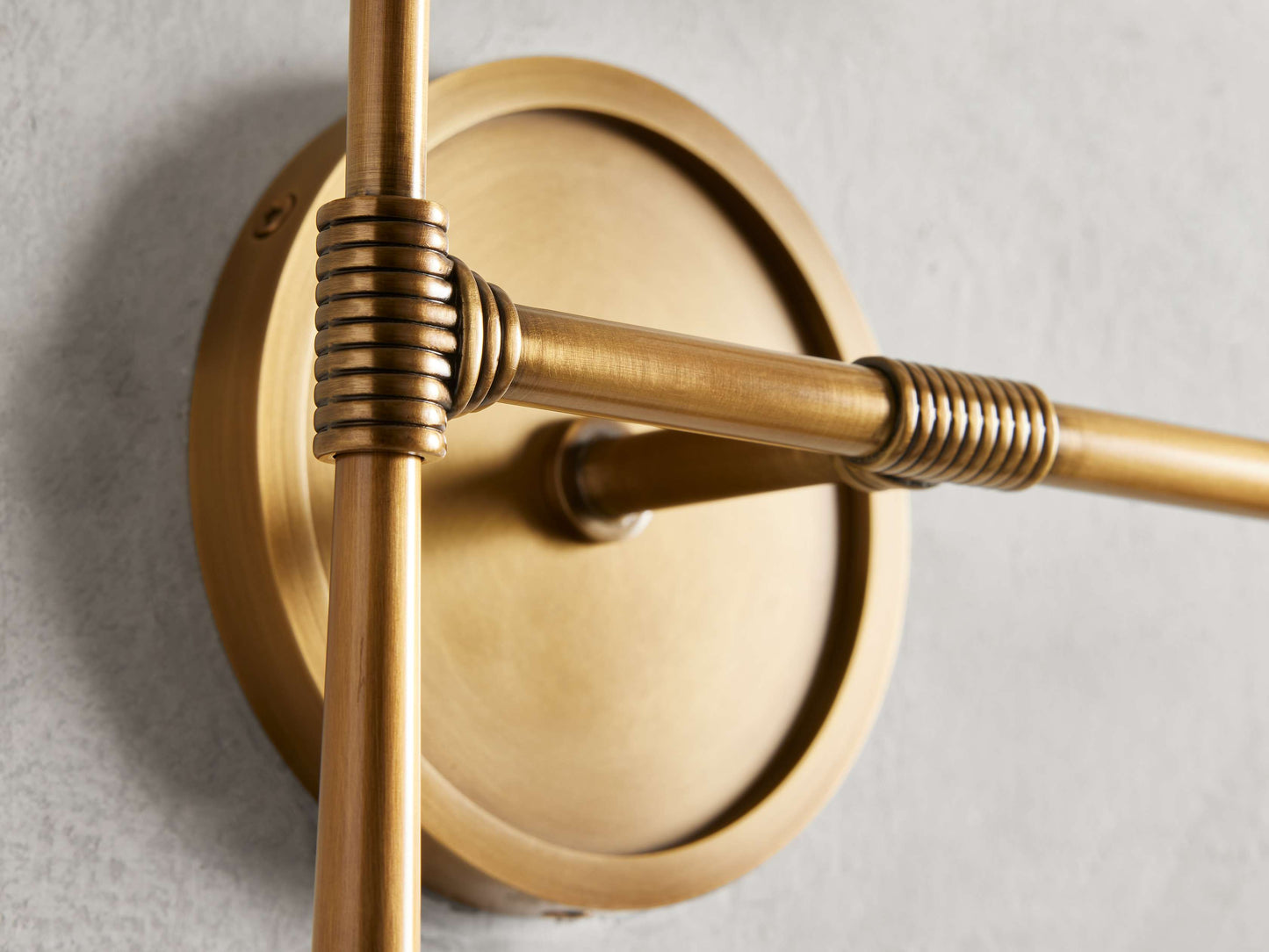 Rhodes Double Sconce in Brass