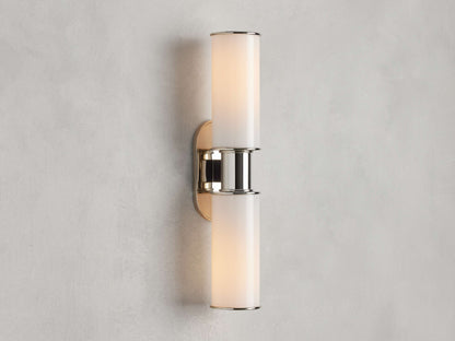 Harlin Double Sconce in Milk