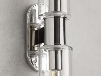 Harlin Double Sconce in Clear