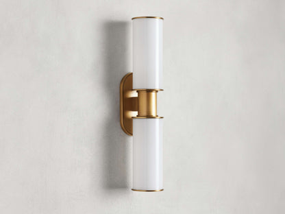 Harlin Double Sconce in Milk