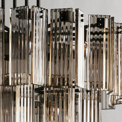 Delsie Round Glass Chandelier