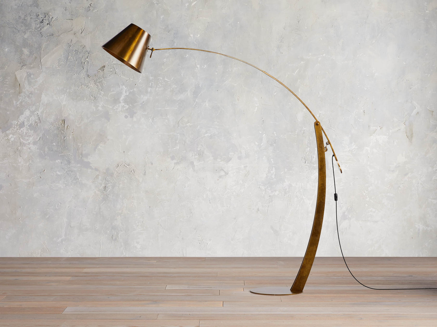 Arcadia Bronze Arc Floor Lamp