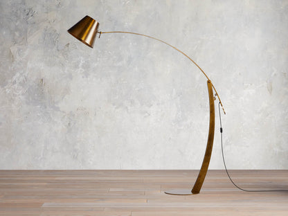 Arcadia Bronze Arc Floor Lamp