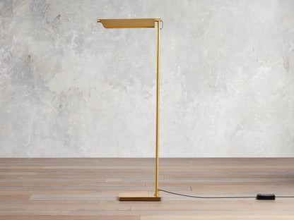 Axle Brass Floor Lamp