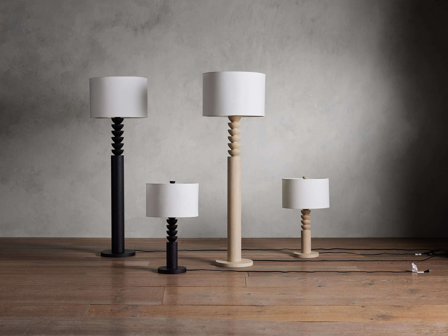 Lathe Table Lamp