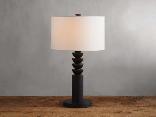 Lathe Table Lamp