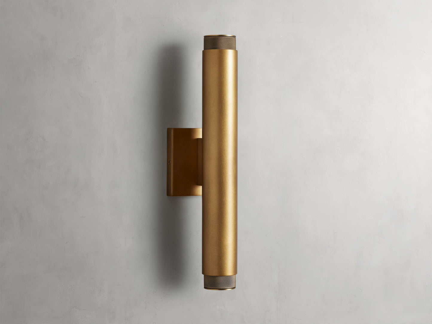 Spotlight Outdoor Sconce in Brass