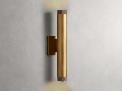Spotlight Outdoor Sconce in Brass