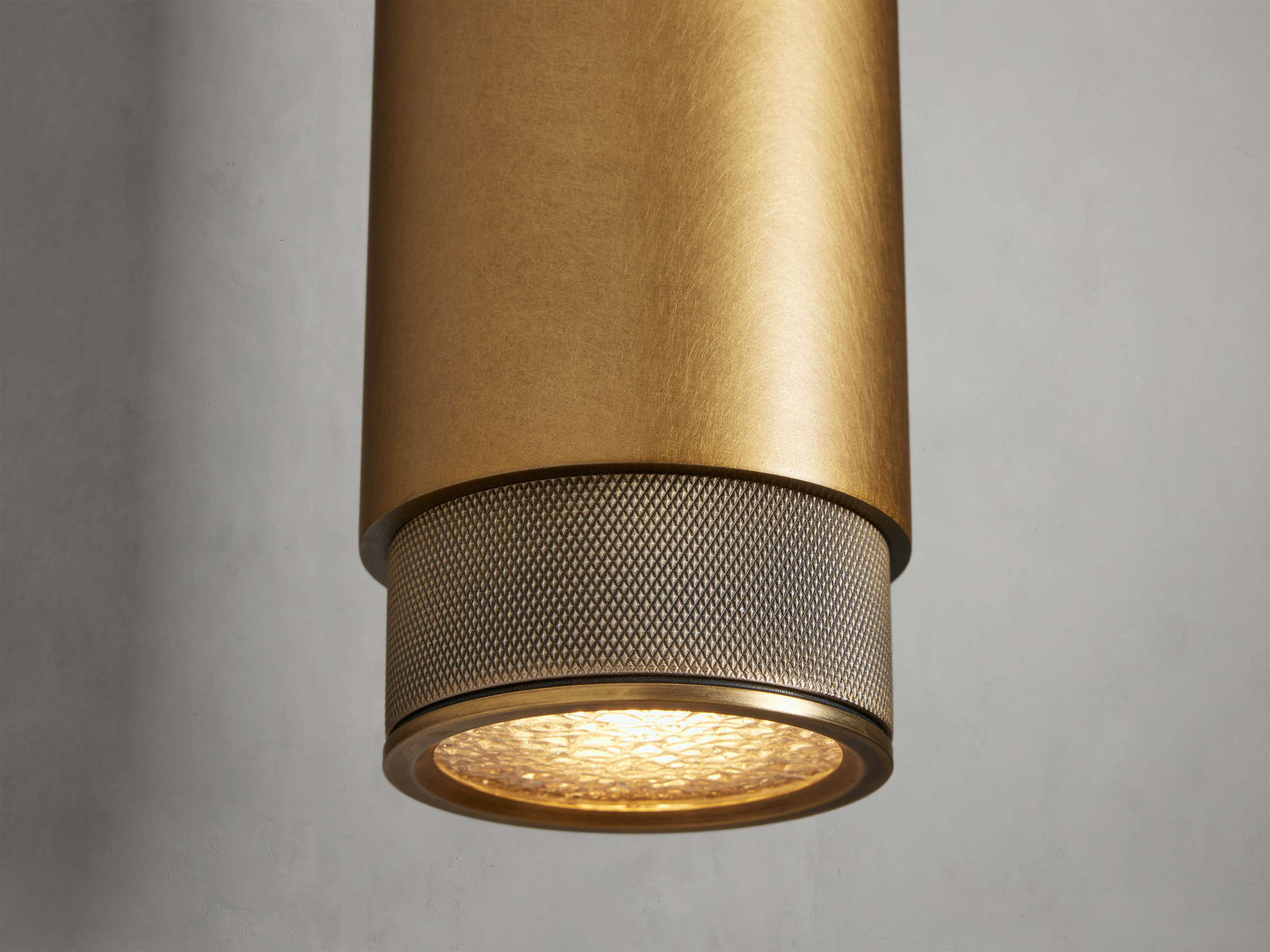 Spotlight Outdoor Sconce in Brass