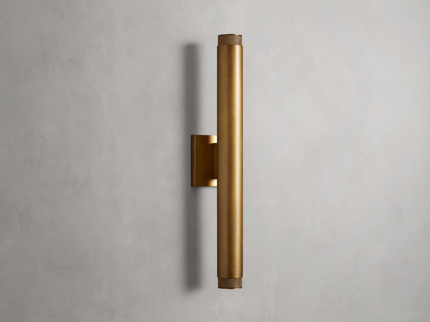 Spotlight Outdoor Sconce in Brass