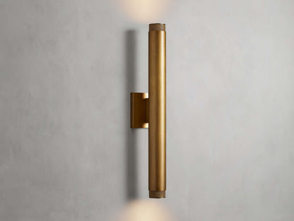 Spotlight Outdoor Sconce in Brass