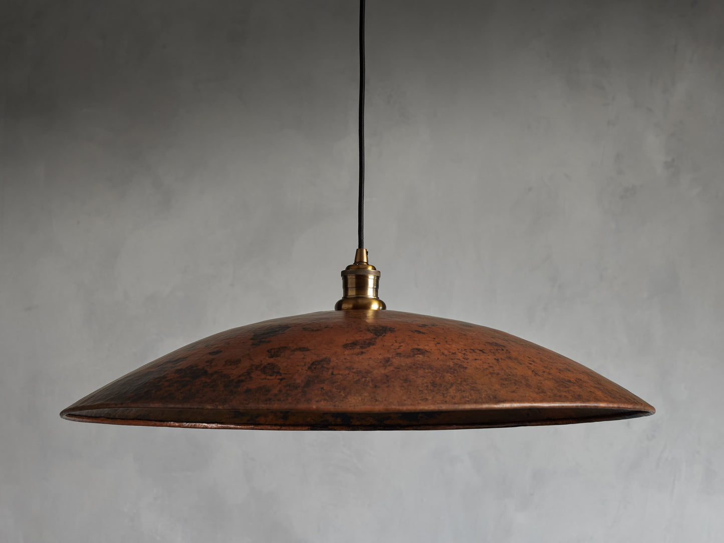 Recycled Metal Fan Pendant